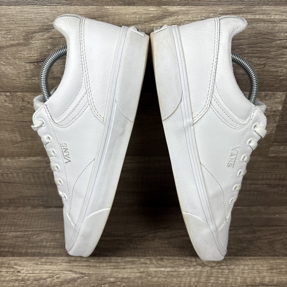 Vans Leather Low White Mens US Size 11 EUR 44.5 500714 Sneakers - Picture 6 of 9